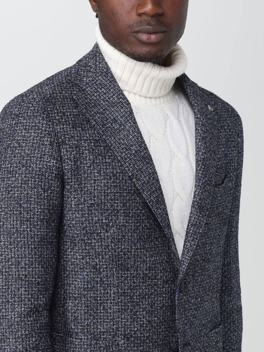 Textured wool jacket