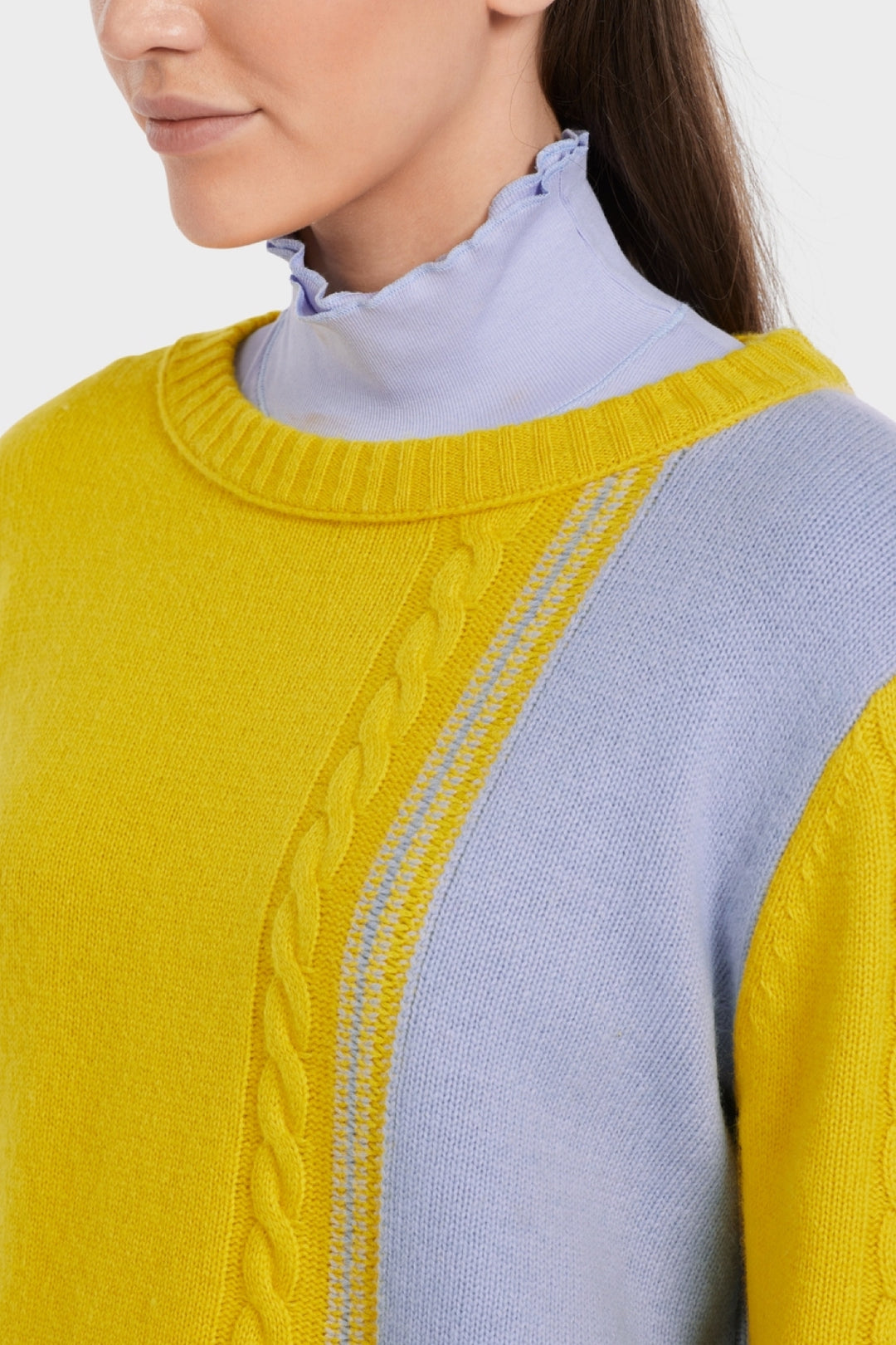 Stylish knitted sweater "Rethink Together"