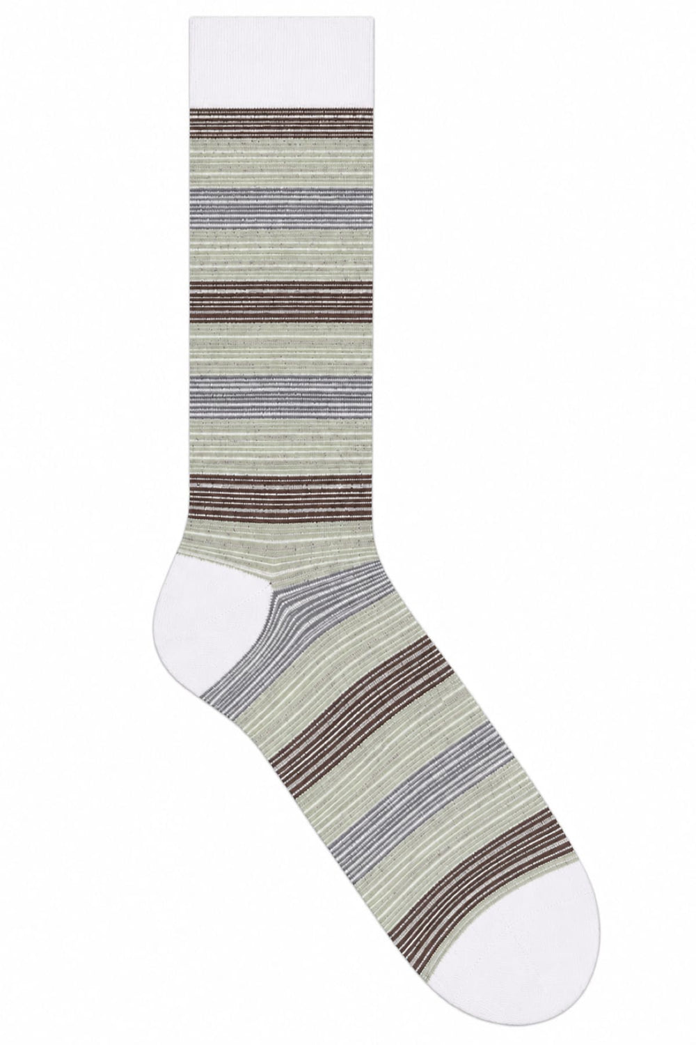 Marcoliani men's gray modal low-rise striped pants with thin stripes - Valérie Simon