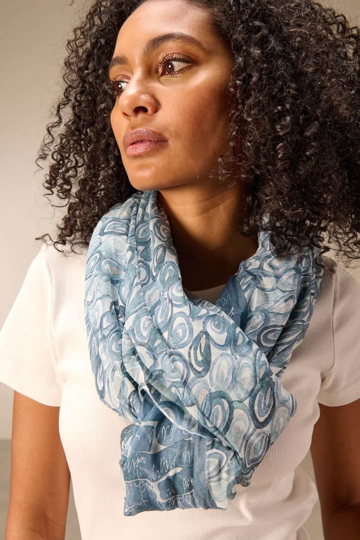 Foulard léger à imprimé