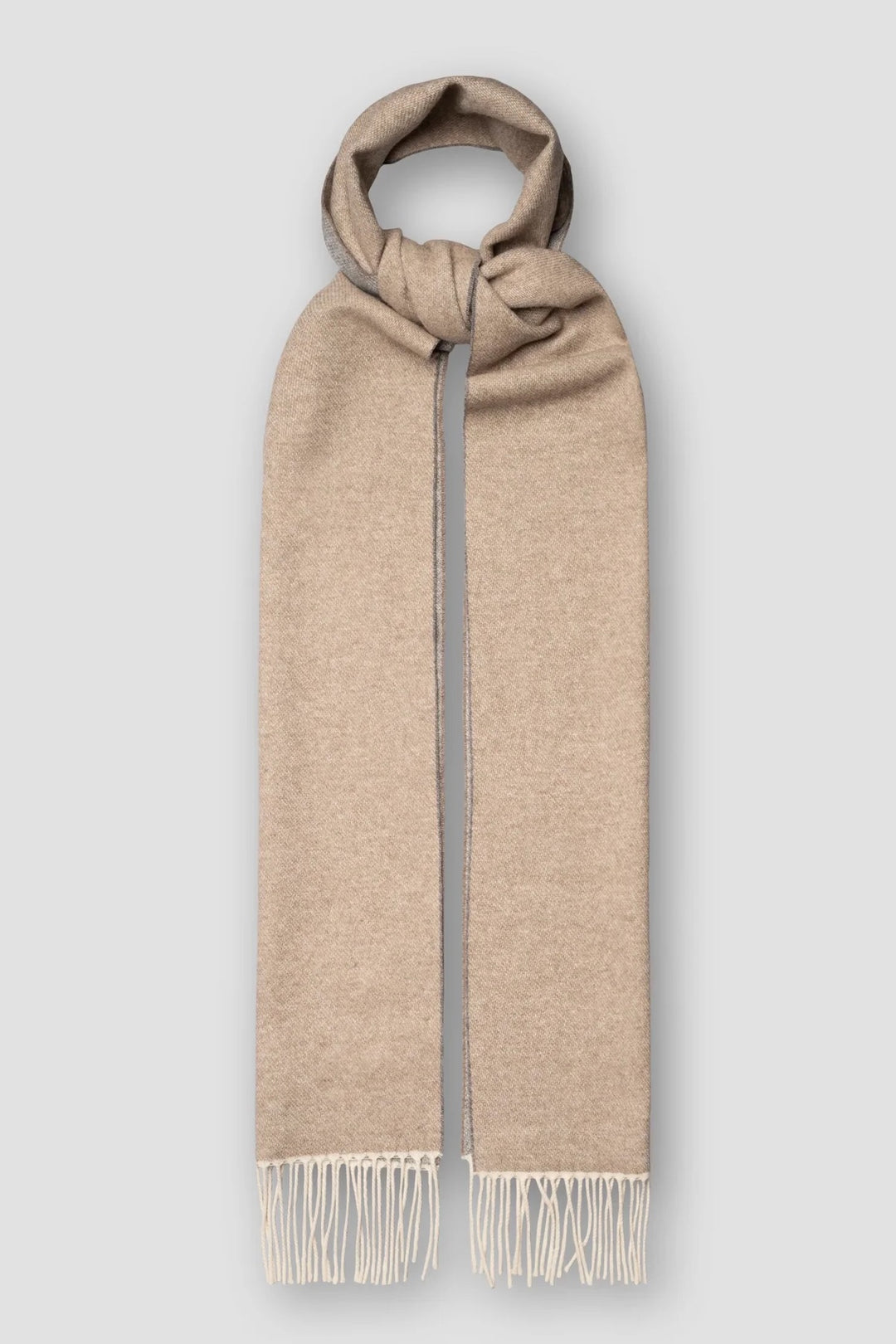 Plain cashmere scarf