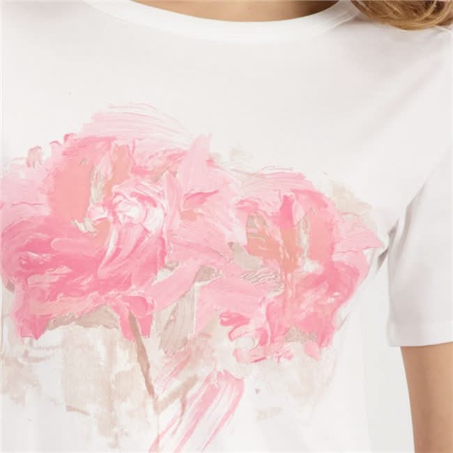 T-shirt à imprimé floral