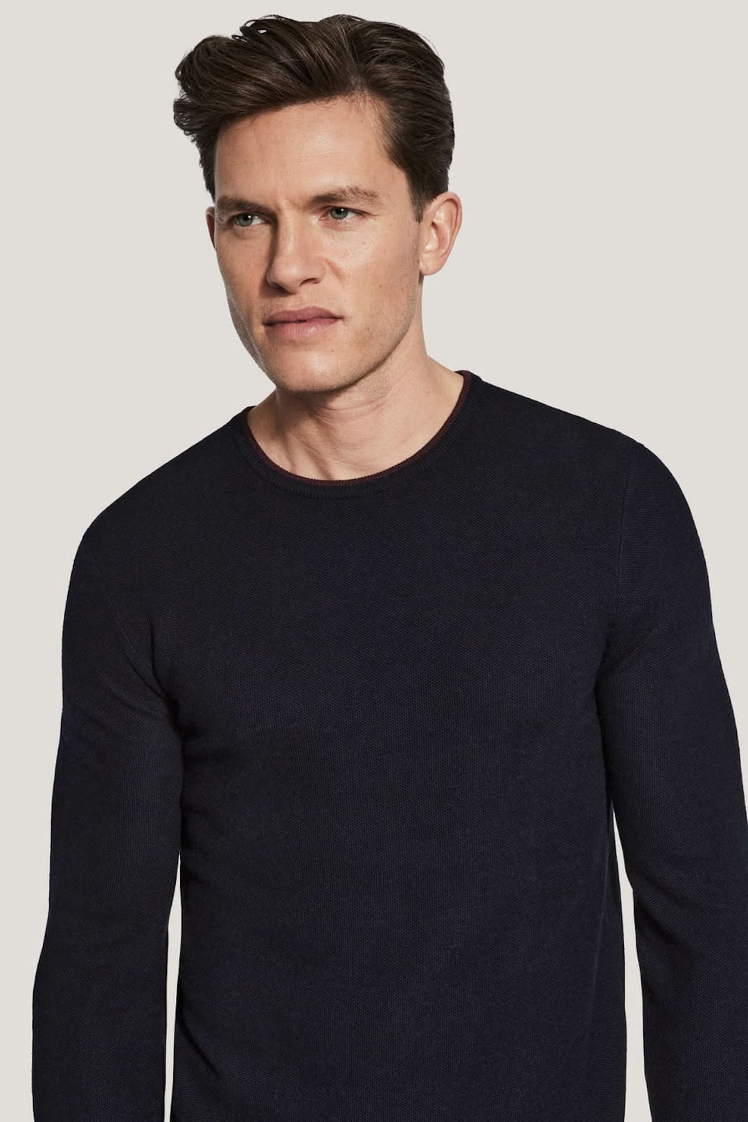 Belvedere crew neck wool sweater