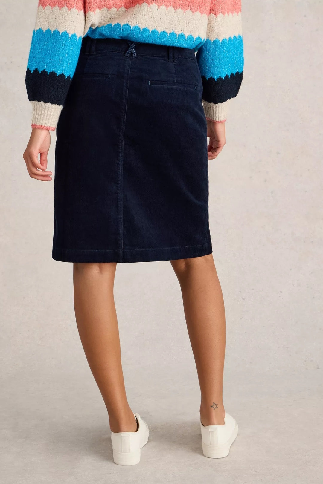 Melody organic corduroy skirt