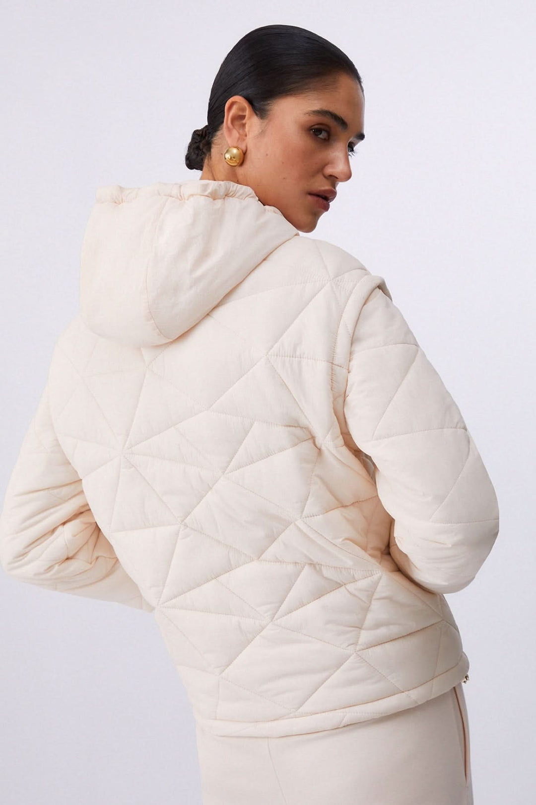 Veste matelassée à capuchon