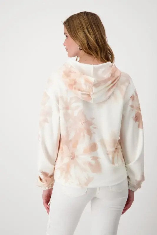 Sweat-shirt imprimé floral