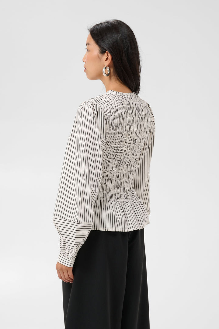 Blouse Dewa rayée pour femme Part Two