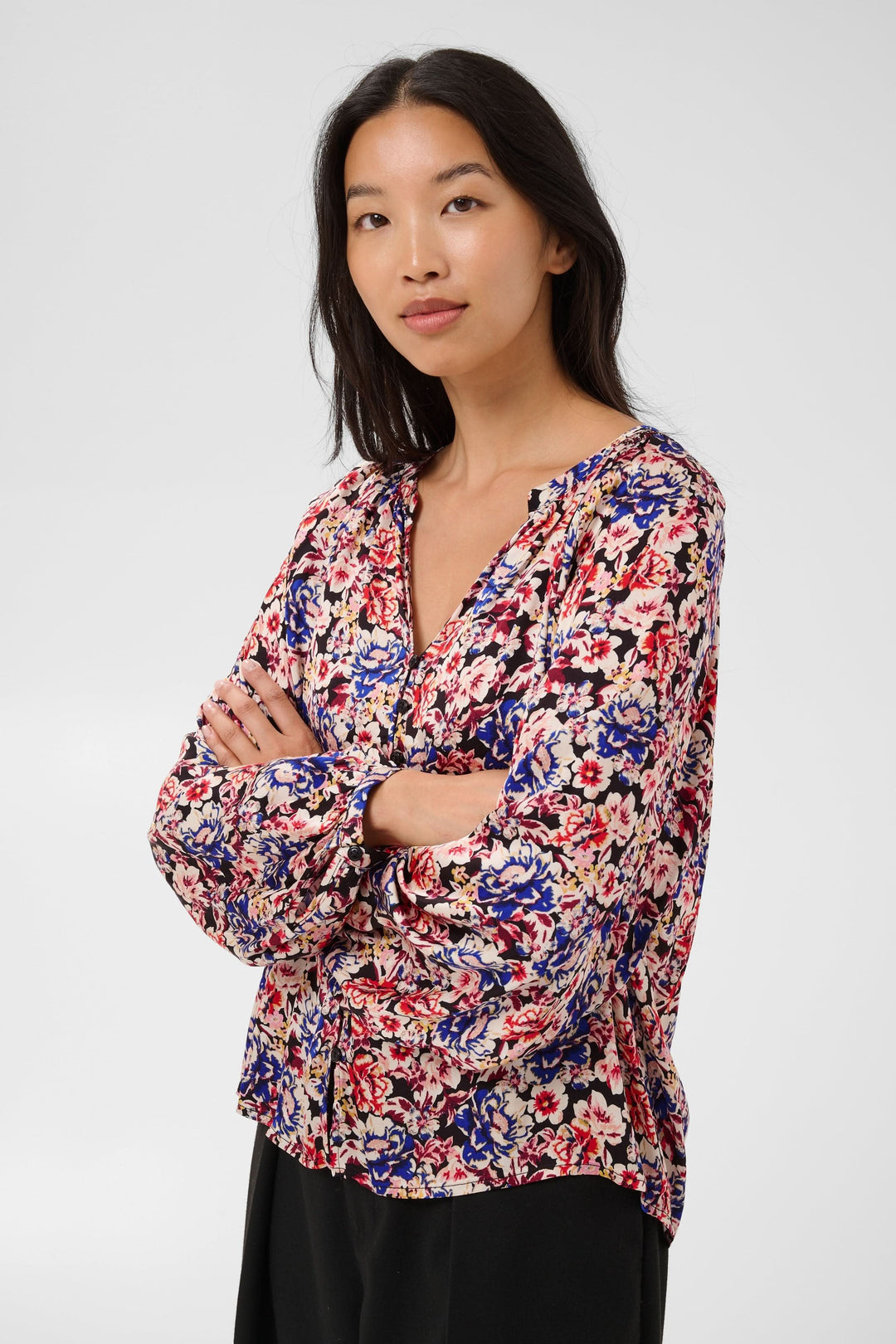 Blouse fleurie Doaa pour femme Part Two