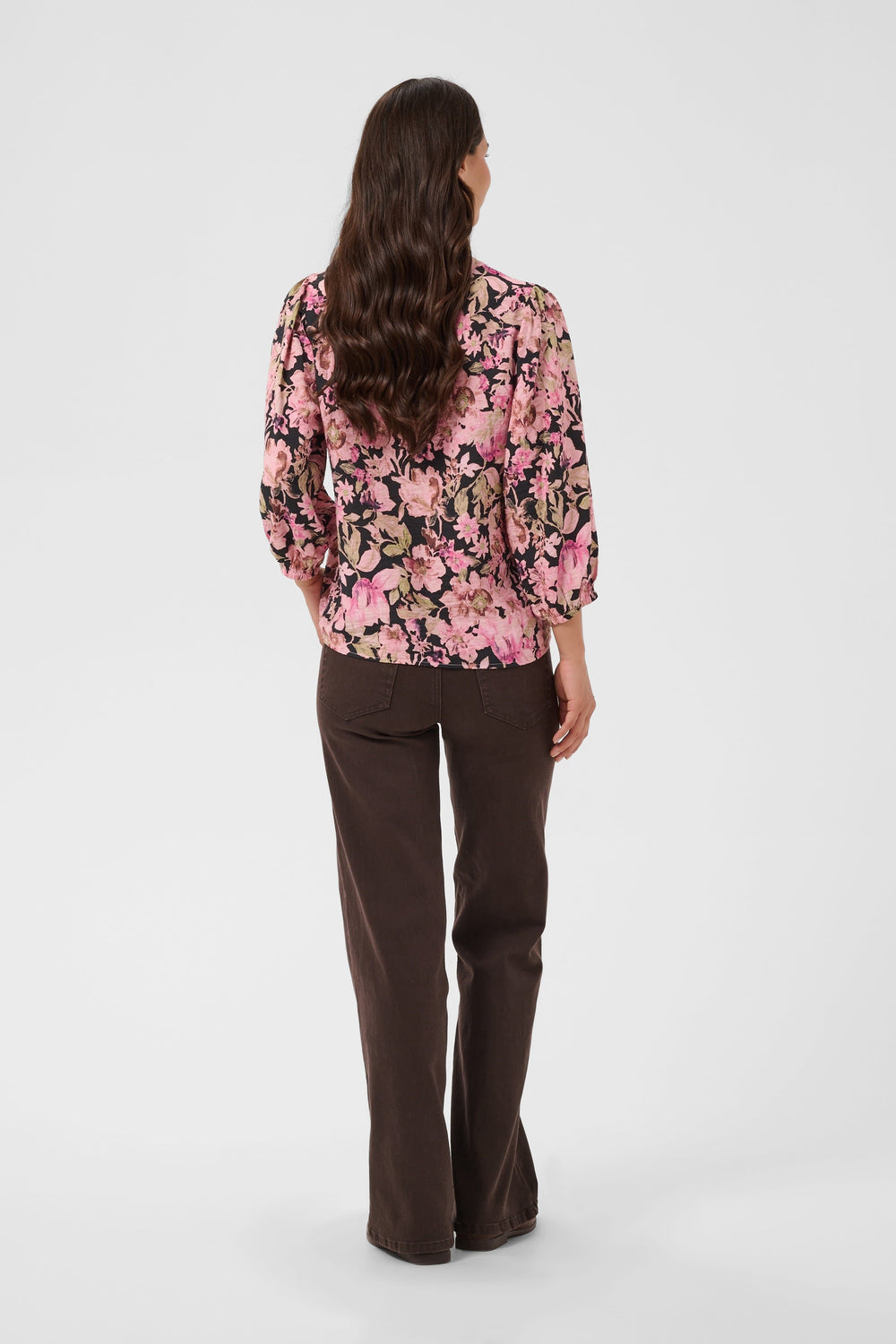 Blouse Kasirena à imprimé floral pour femme Kaffe