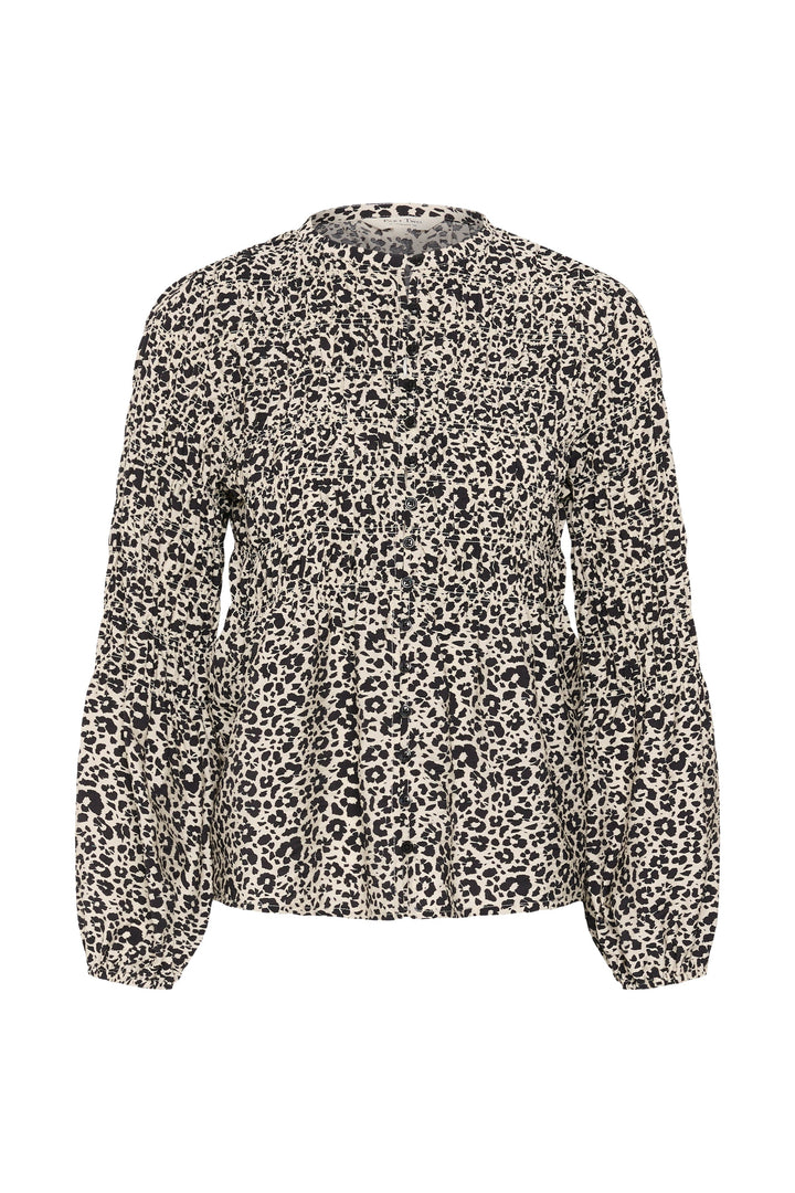 Blouse Siffe imprimée à manches longues pour femme Part Two