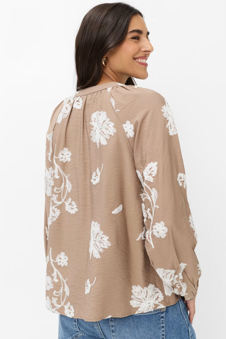 Blouse Vivian à broderies florales pour femme Brax