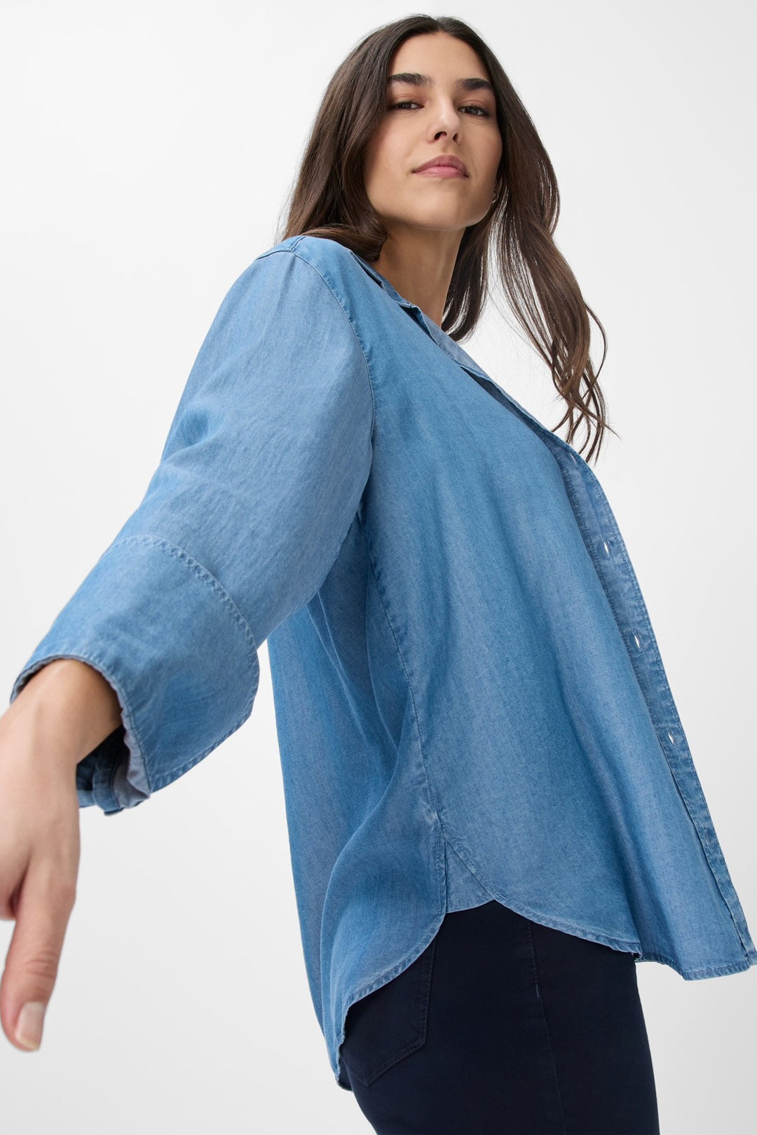 VIVIEN denim blouse