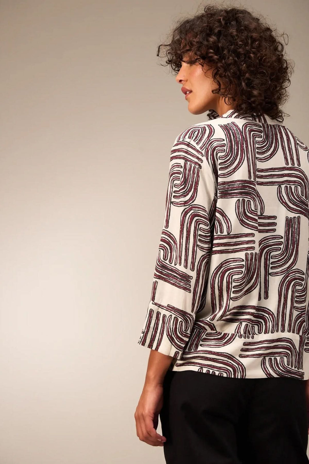 Blouse à manches 3/4