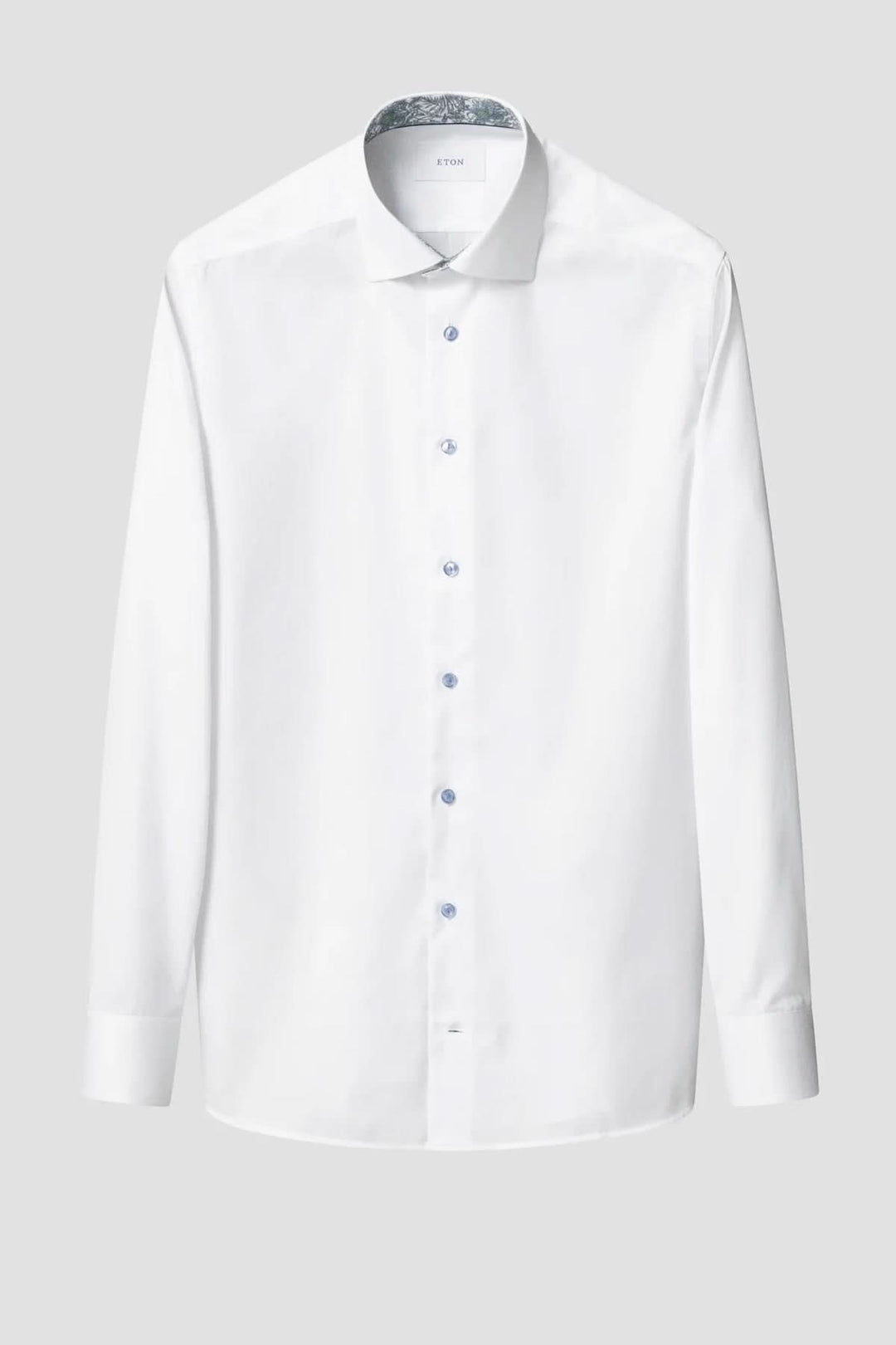 Chemise à manches longues en sergé signature