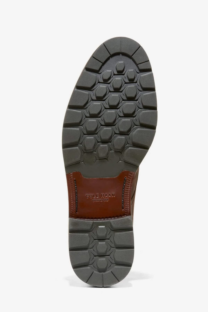 Bottes Chukka en cuir à lacets vue de face pour homme Cole Haan