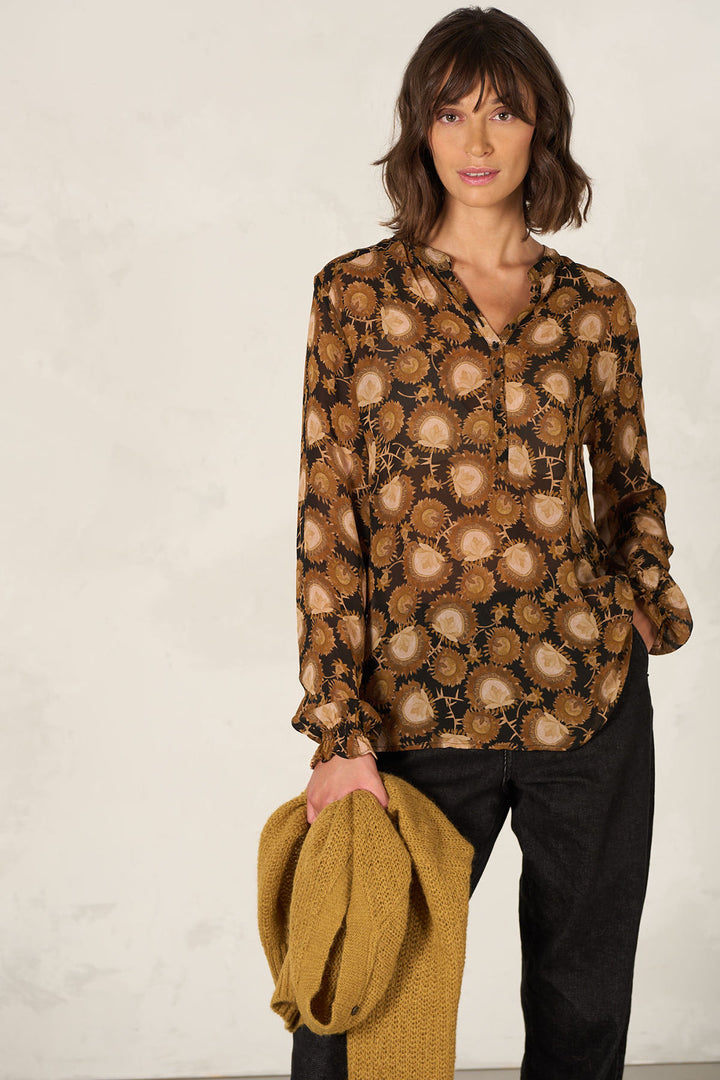 Blouse coupe droite