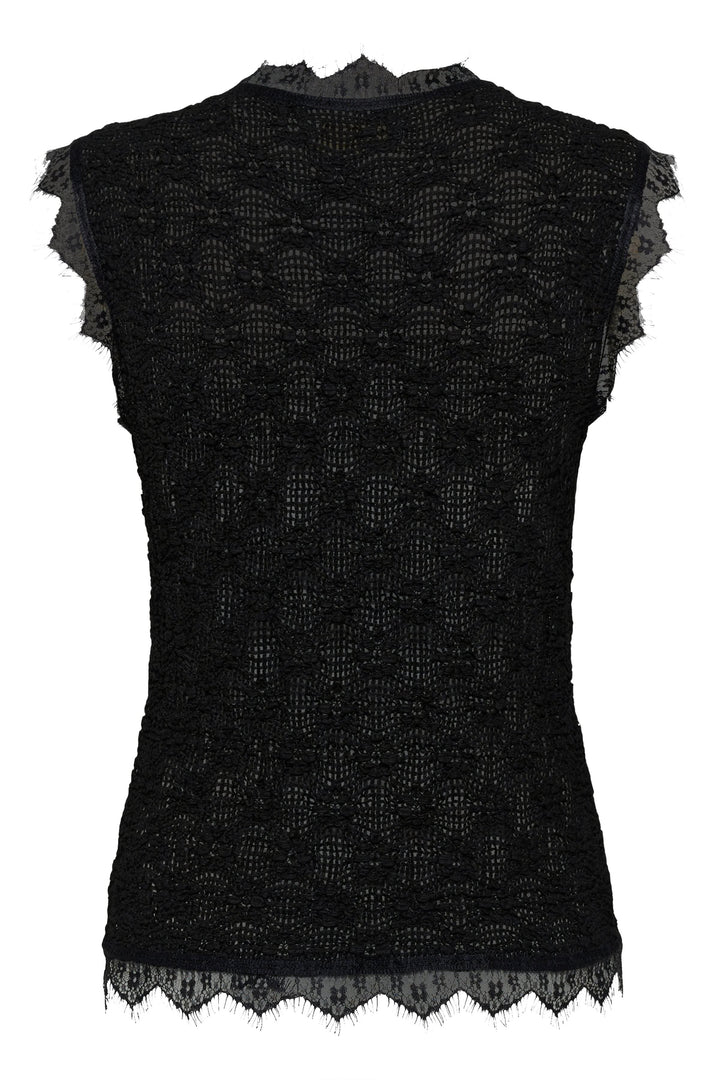 Sleeveless lace camisole