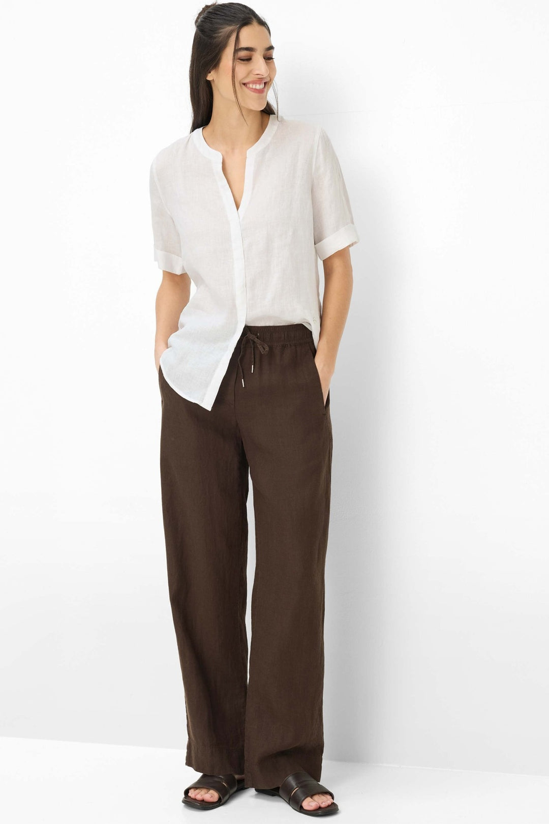 Pantalon en lin FARINA