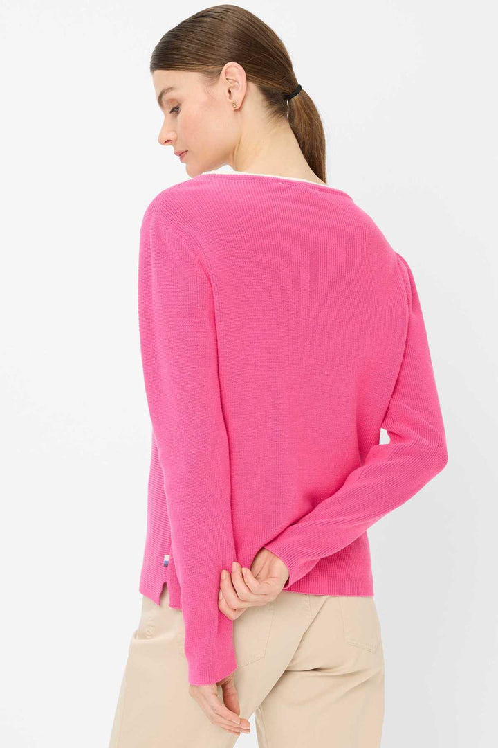 LESLEY textured knit sweater