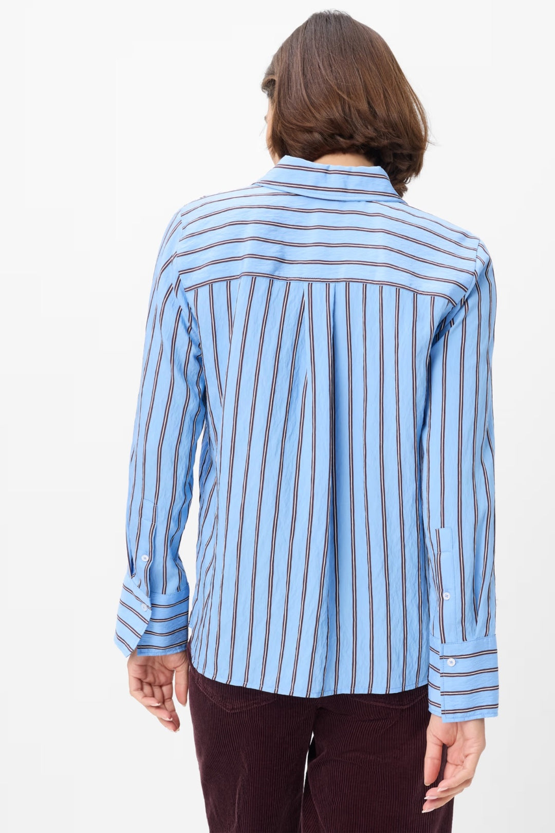 Chemise Vica rayée à coupe droite