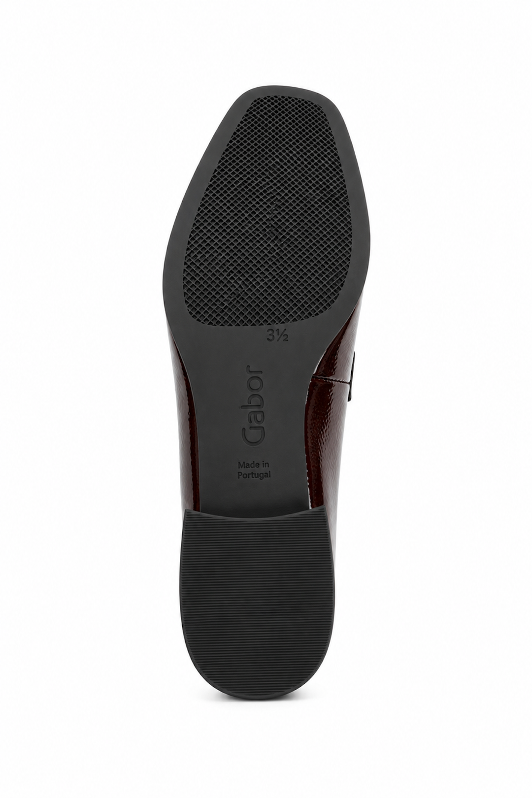 Mocassins vernis à petit talon
