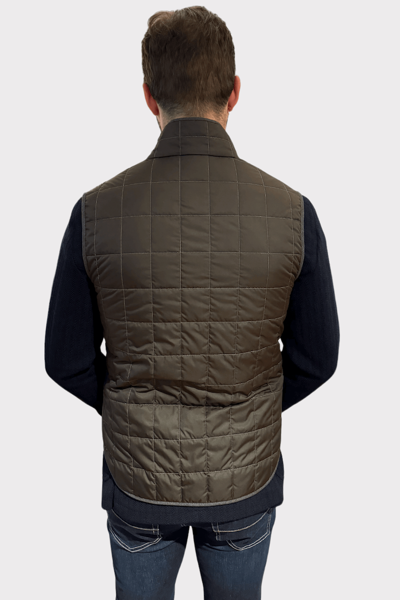 Nylon quilted vest