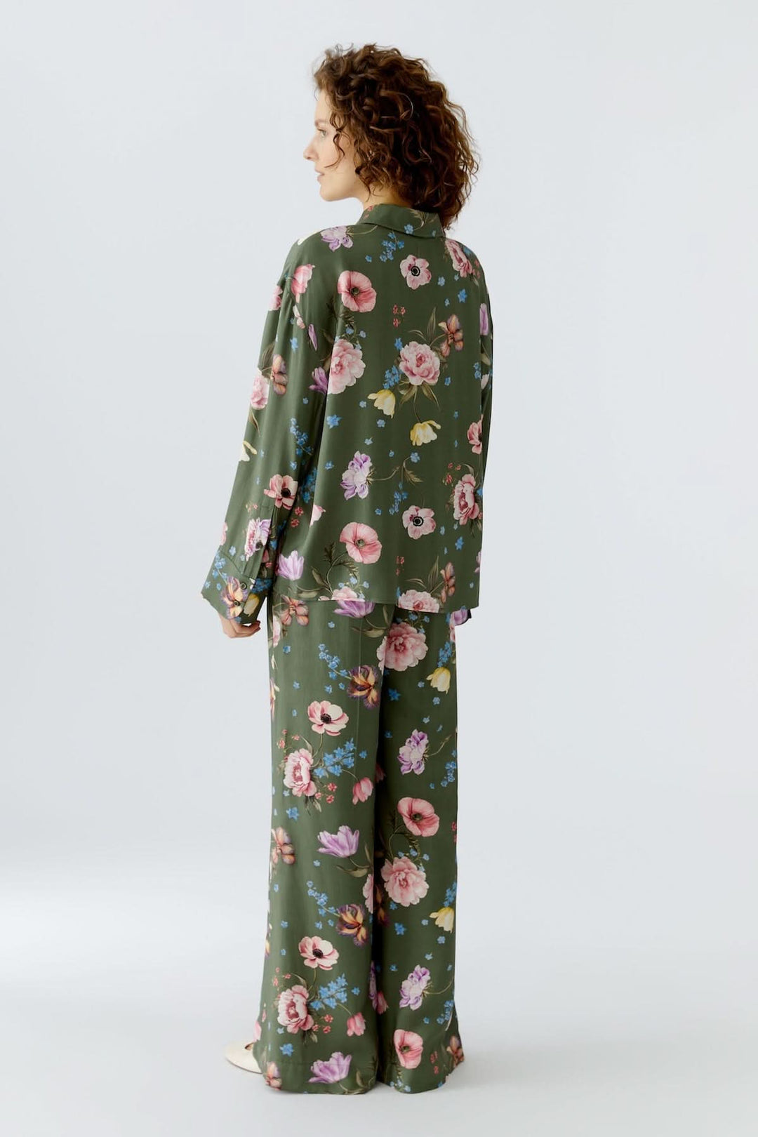 Blouse à imprimé floral fluide