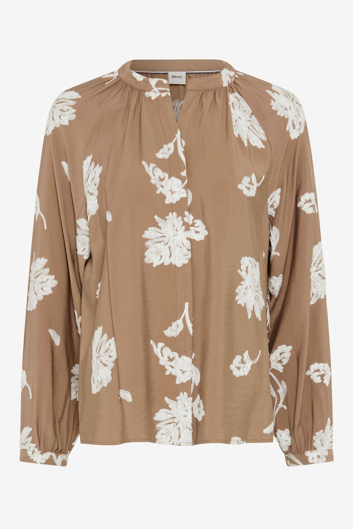 Blouse Vivian à broderies florales