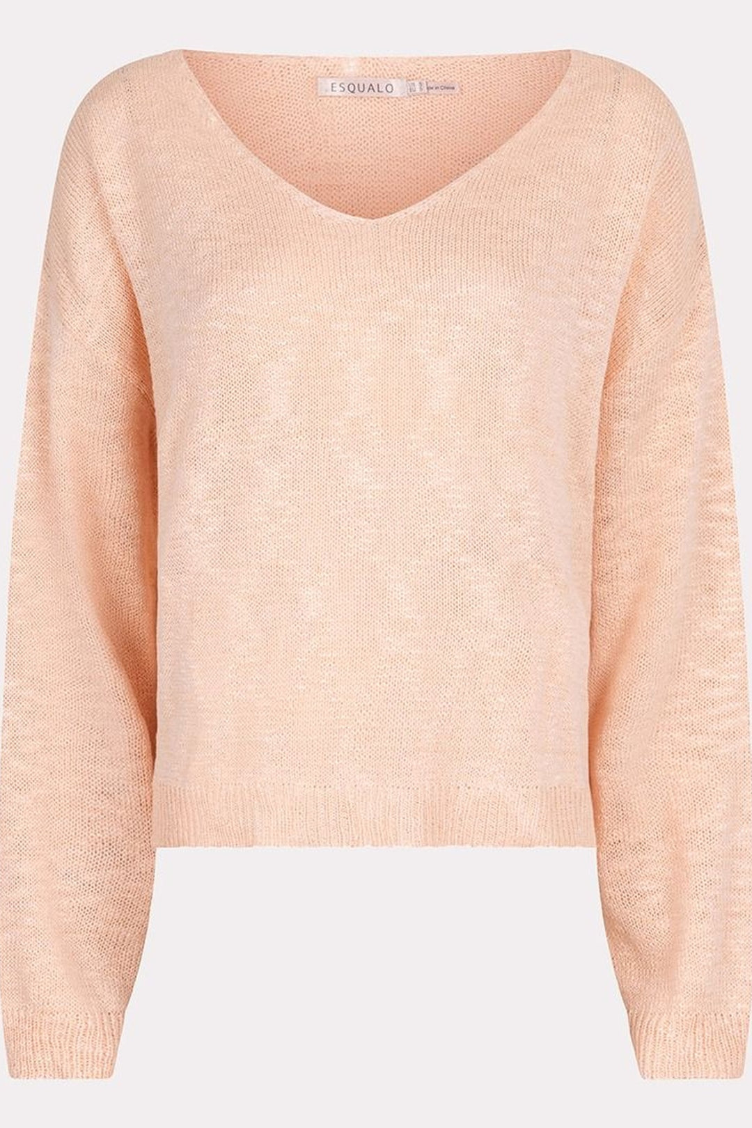 Openwork knitted sweater