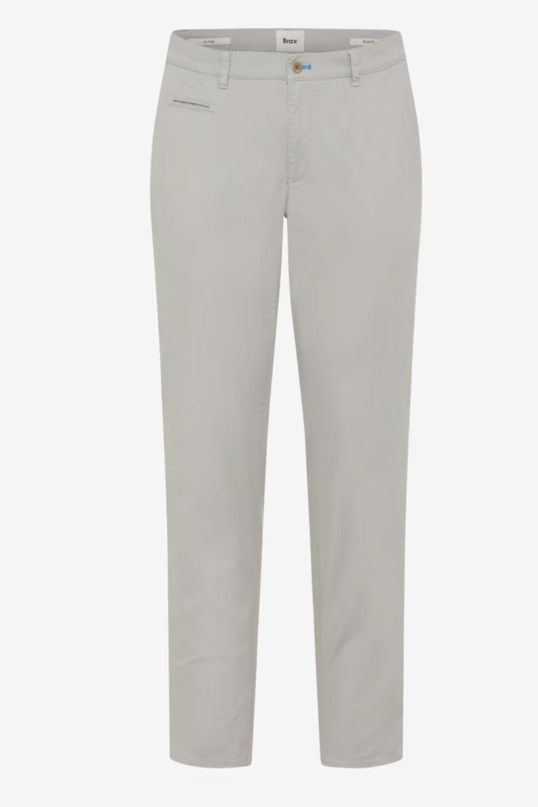 Pantalon style Fabio, coupe droite, tissu léger avec fermeture à bouton et glissière, idéal pour un look moderne et confortable.