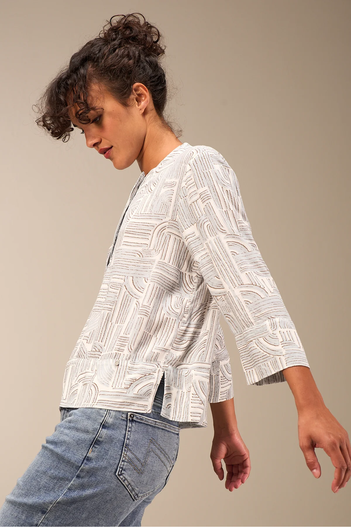 Blouse à manches 3/4