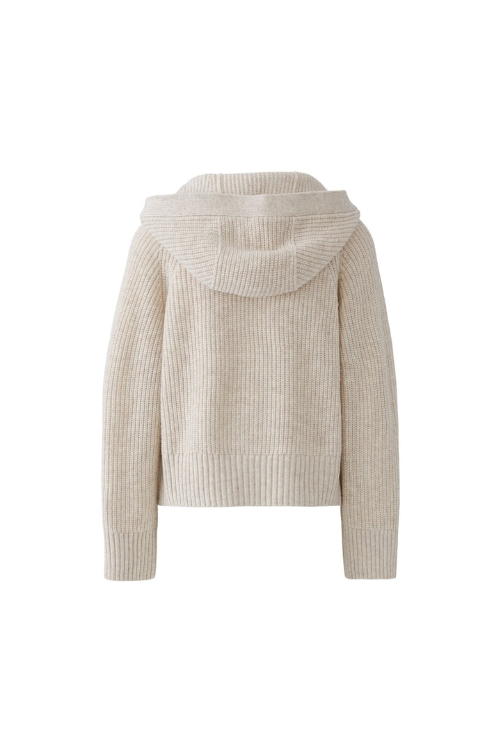 Cardigan court en tricot côtelé pour femme Oui
