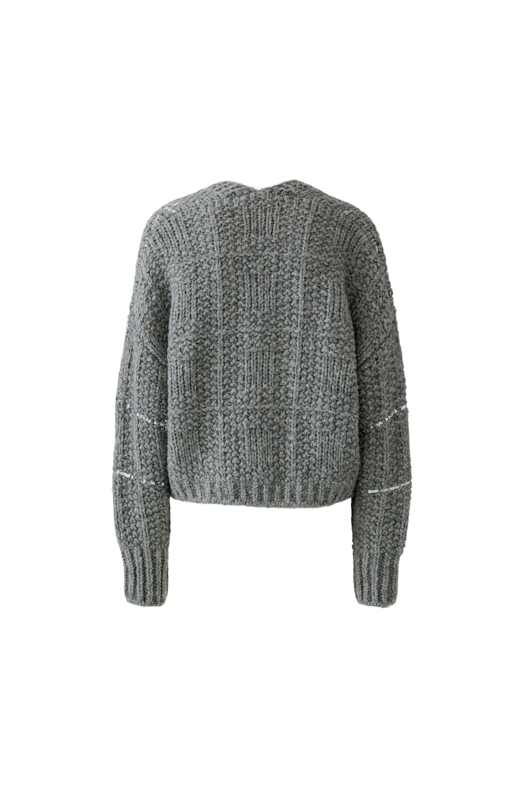 Cardigan en tricot à sequins pour femme Oui