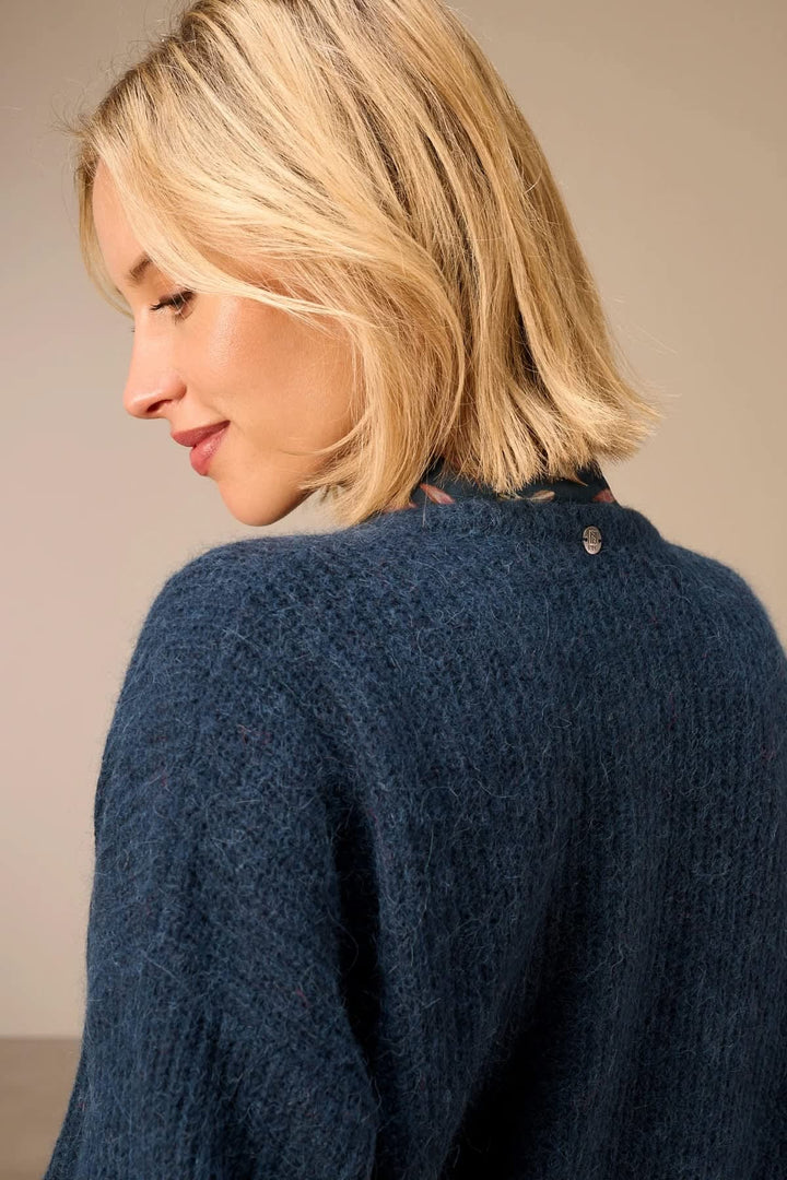Cardigan en tricot doux à boutons pour femme Nile