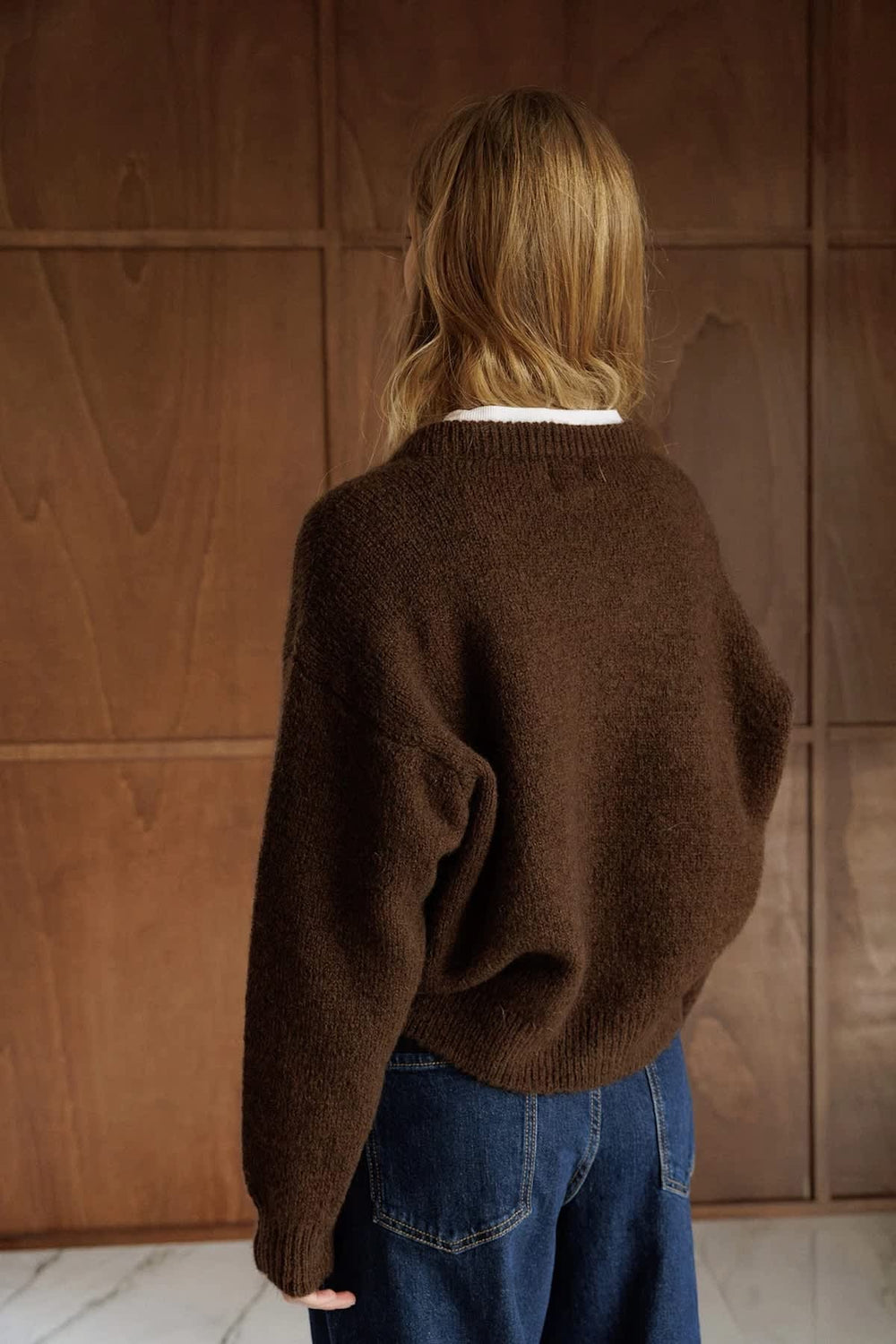 Women's knit zip-up cardigan Indi & cold
