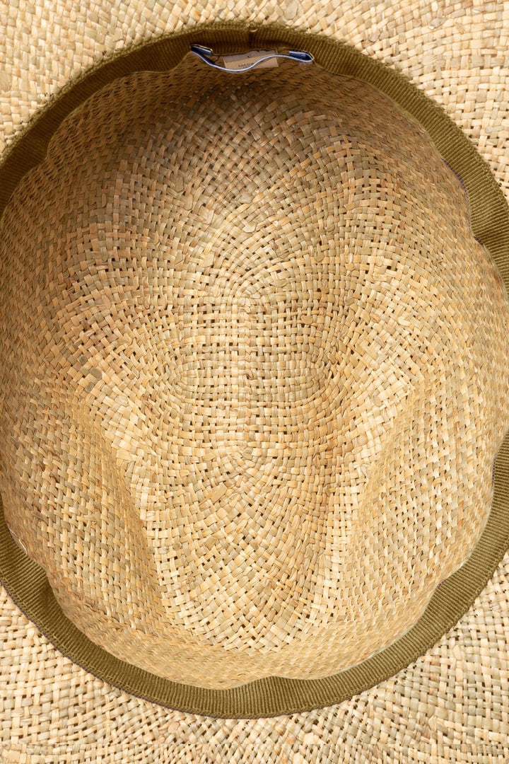 Straw and paper hat