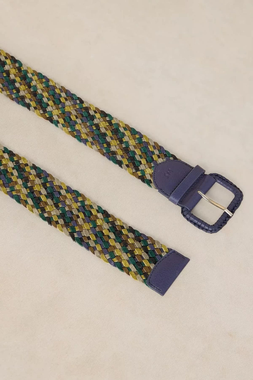 Ceinture tressée multicolore pour femme White Stuff