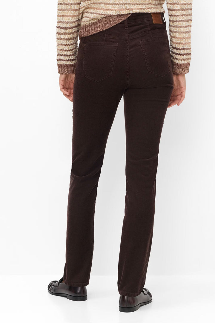 Pantalon Mary en velours côtelé à coupe droite