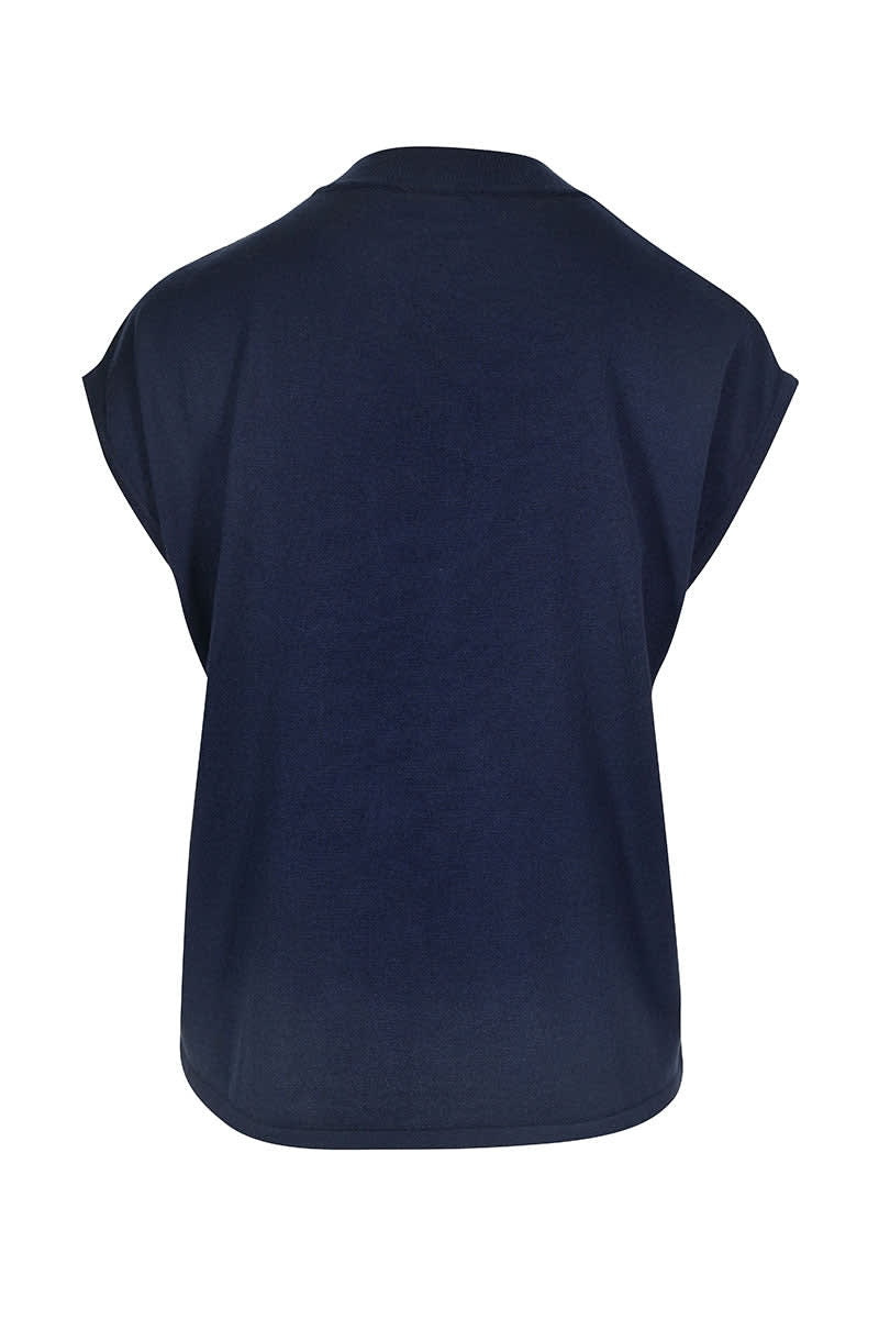 Chandail à manches courtes avec détails brillants pour femme kennys