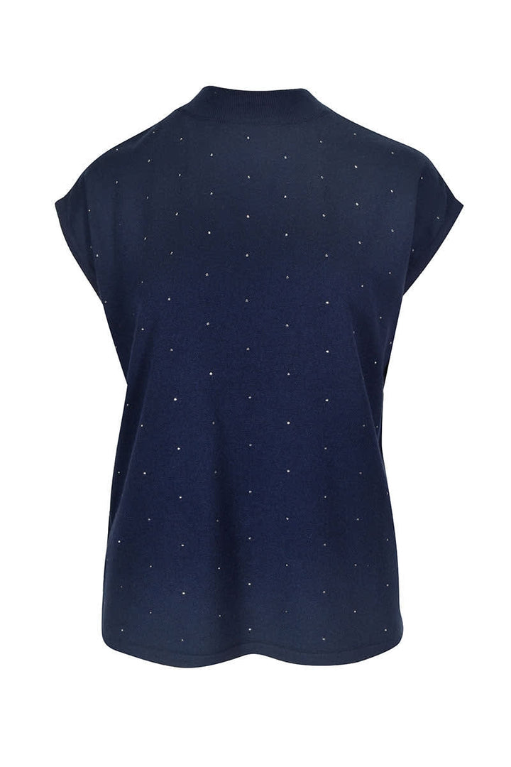 Chandail à manches courtes avec détails brillants pour femme kennys
