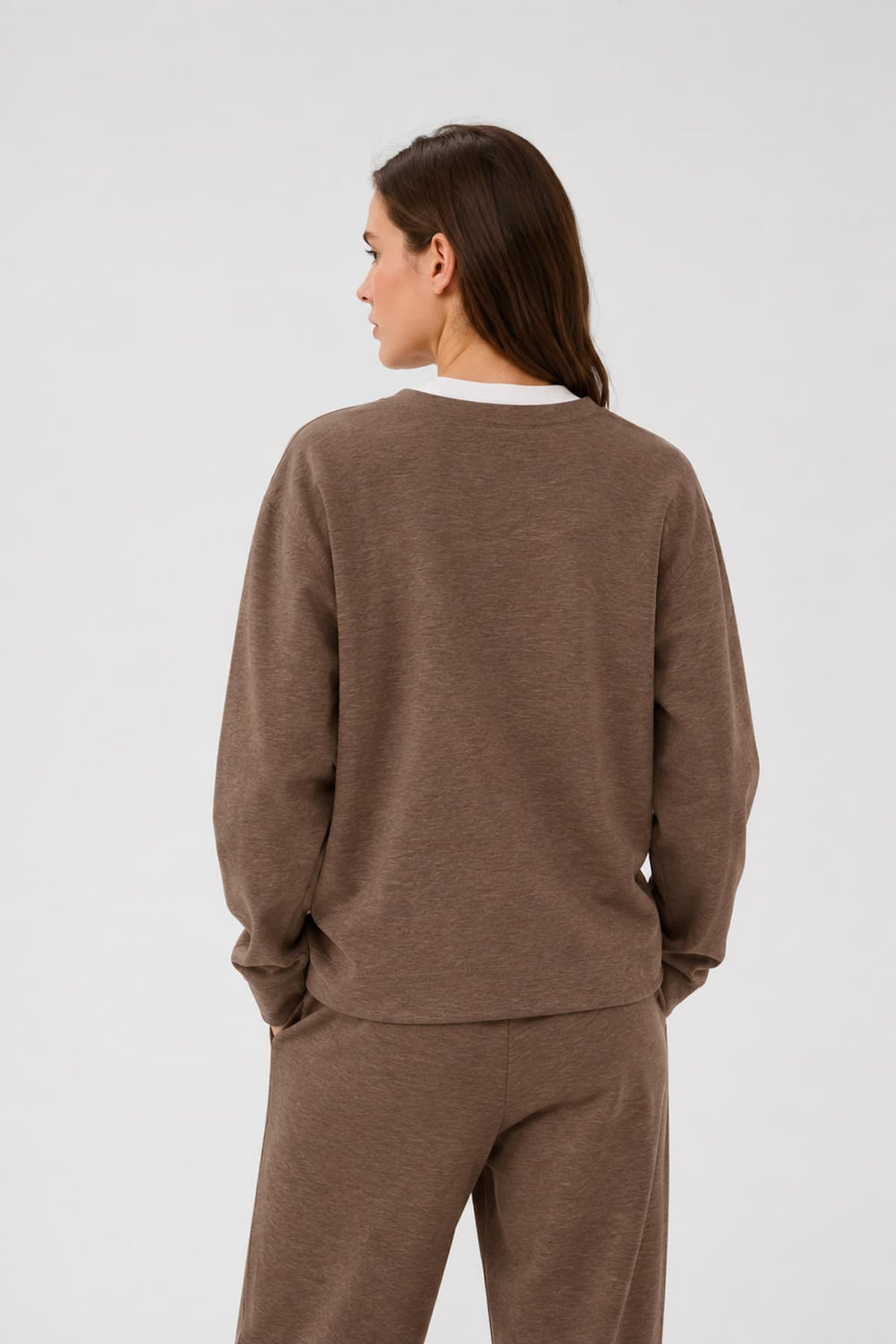 Chandail à manches longues et col rond pour femme Inwear