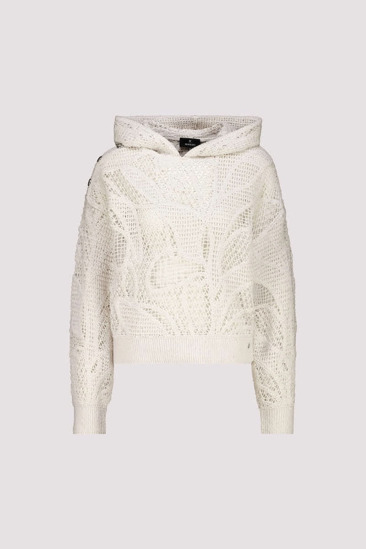 Chandail ajouré à capuchon pour femme Monari