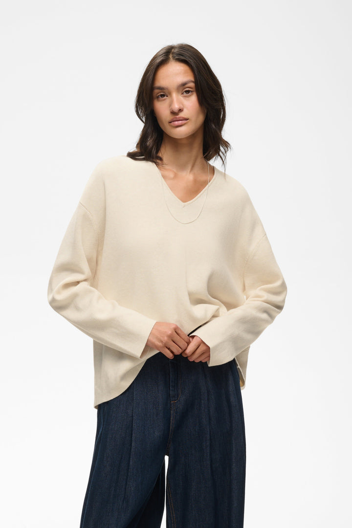 Chandail ample à col en V pour femme Inwear