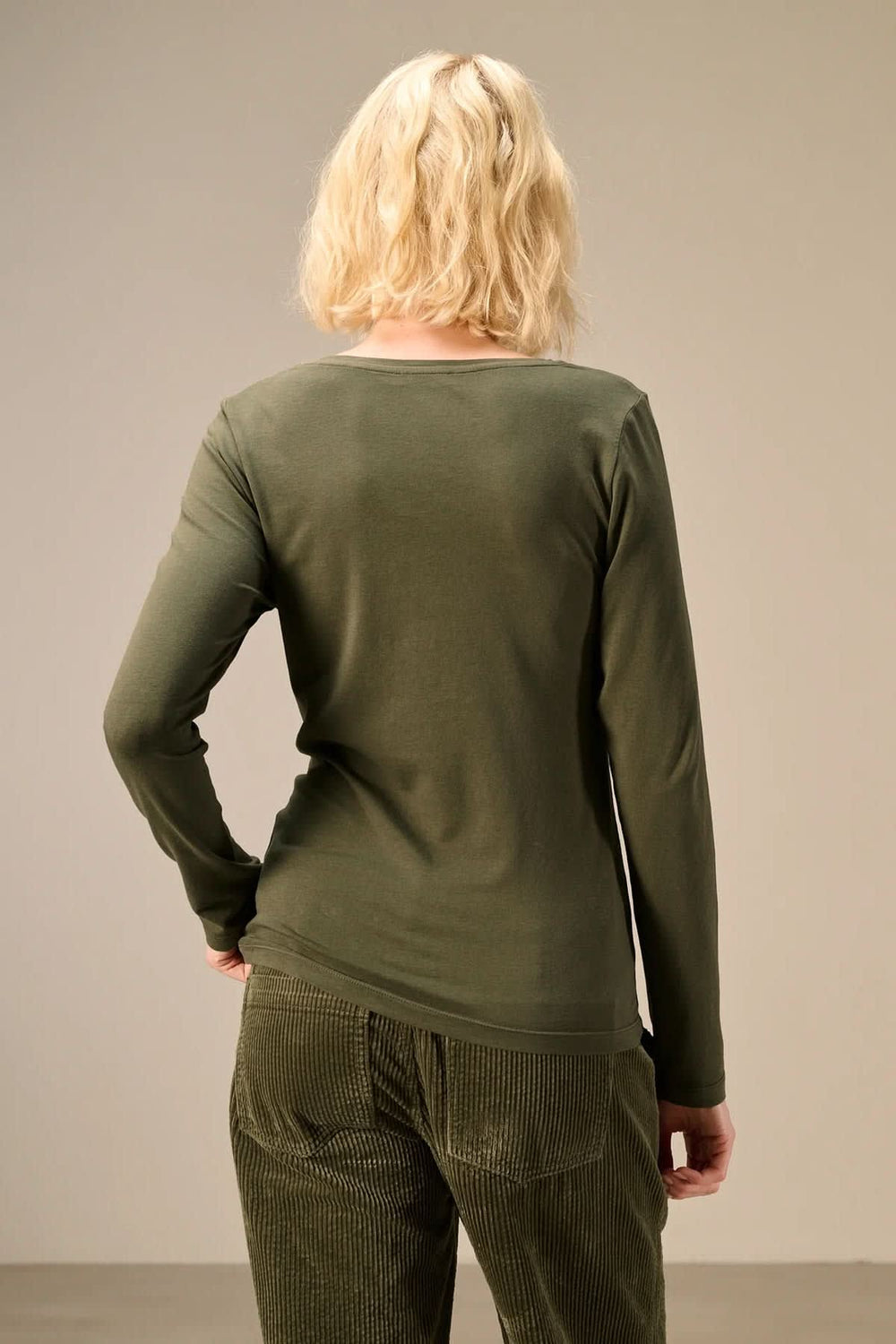 Chandail basique à manches longues pour femme Nile