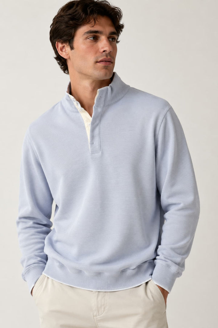 Front view of a gray Paul and Shark men&