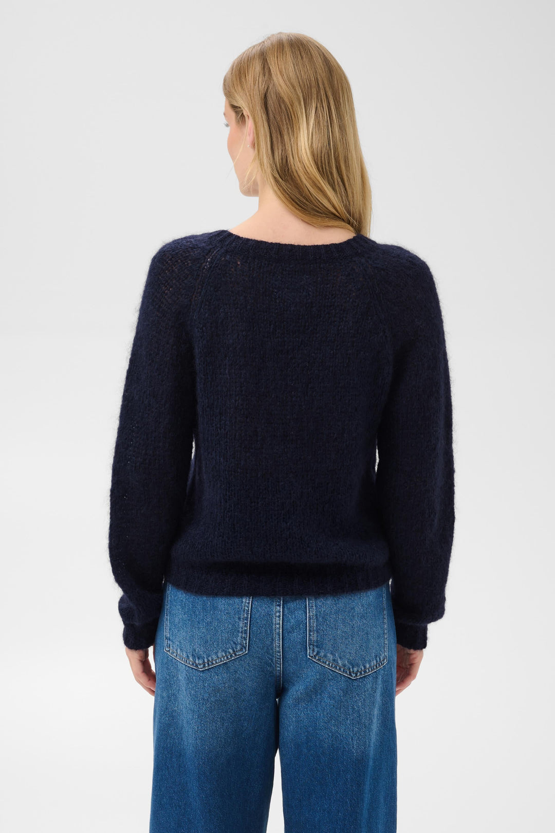Chandail en mohair à col en V pour femme Part Two