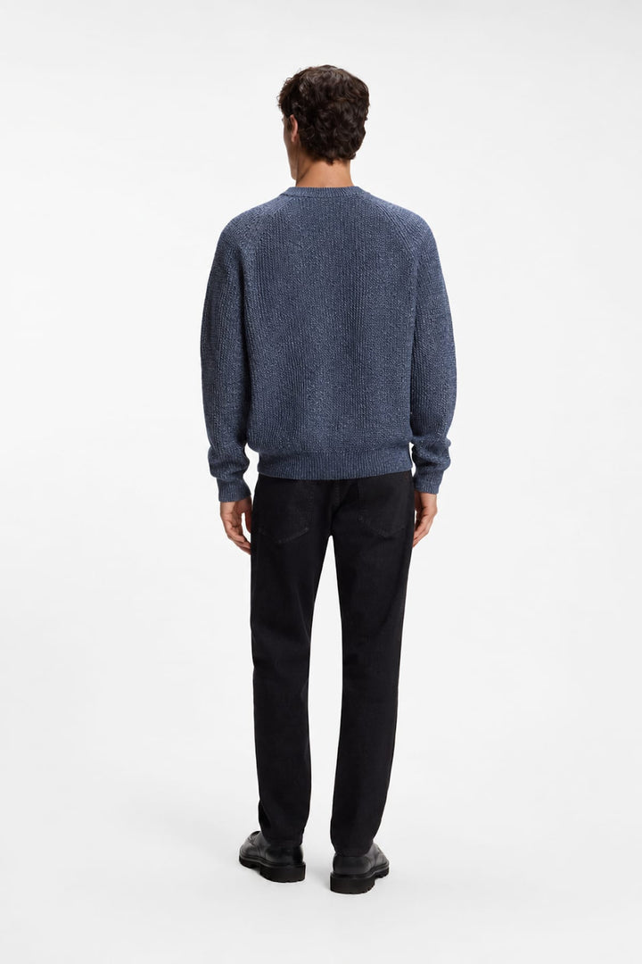 Chandail en tricot à col rond pour homme Hugo Boss
