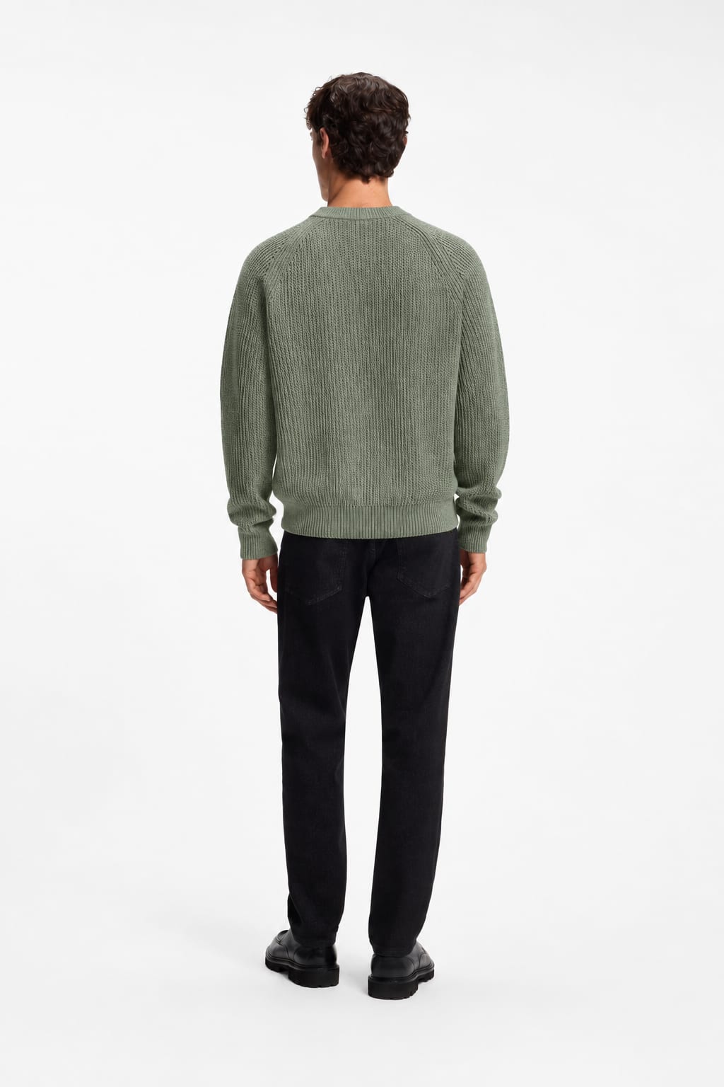 Chandail en tricot à col rond pour homme Hugo Boss