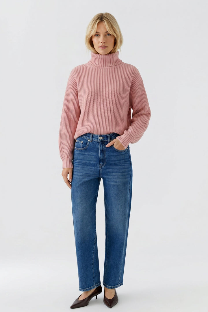 Women’s Oui turtleneck knit sweater