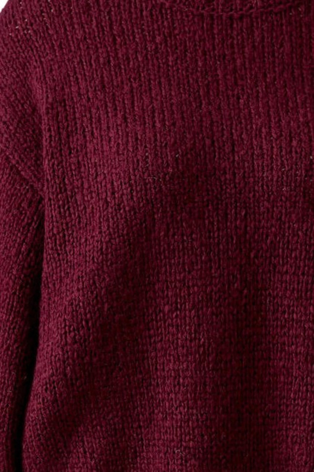 Chandail en tricot à encolure ronde vue de face pour femme Oui